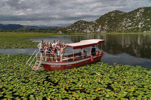 Skadar Lake: Boat Tour to Kom Monastery with Wine on Board