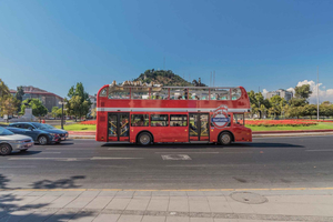 Santiago: biglietto di 2 giorni per l'autobus Hop-on Hop-off e la funivia