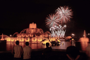 Tour de 2 horas por los fuegos artificiales del muelle de Chicago y tour nocturno en Segway
