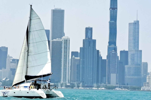 Chicago: Private Catamaran Sailing for up to 12 people