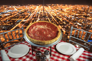 Chicago: Skydeck Ticket and Deep Dish Pizza Dinner