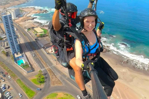 Икике: полет на параплане и видео на GoPro