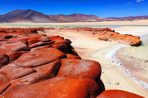 San Pedro de Atacama: Red Stones, Atacama Salt Flats, Lakes