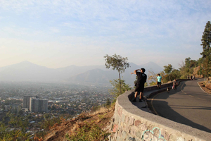 Santiago: San Cristóbal Hill Hidden Trail Sunset Hike