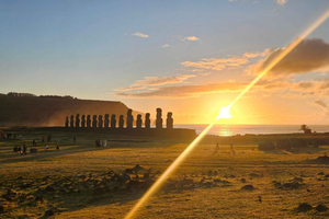 Sunrise in Paradise Plus the Moai Quarry: Exclusive Private Tour