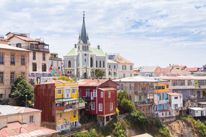 Visite privée à pied de Valparaíso avec transfert depuis Santiago