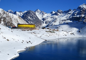 Snowboarden in Portillo, Chili