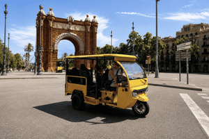 Tuk-tuk-tur med hemmelige historier om Barcelona