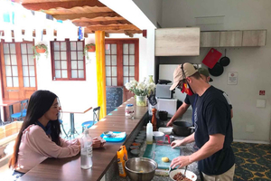 Bogota: Kookles met marktbezoek en lunch