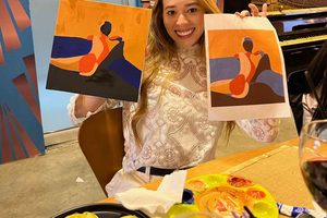 Bogotá: Painting Workshop with Welcome Drink