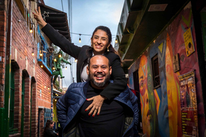 Candelaria Bogotá: fotoshoot en privéwandeling