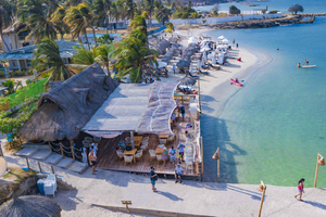 Cartagena: wycieczka 1-dniowa do klubu plażowego Palmarito z lunchem w formie bufetu.