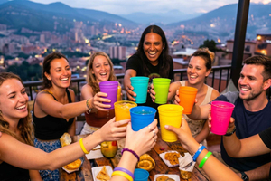 Comuna 13: Oplevelser med ubegrænset cocktail inkluderet, snack, solnedgang.