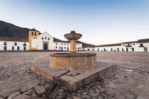 Saindo de Bogotá: Passeio de 2 dias por Villa de Leyva e termas