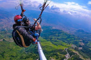 De Medellín: Passeio de parapente guiado com fotos e vídeos VIP