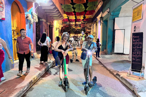 Passeio de segway divertido, rápido e inovador em Cartagena e Getsemani