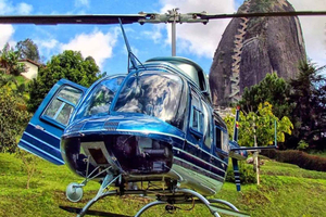 Medellín: lot helikopterem nad Guatapé + tuk-tuk