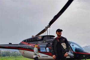 Medellin: lot helikopterem z prywatnym transportem