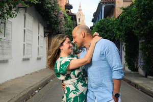 fotosessie in de straten van cartagena