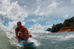 Wakeboardervaring in Guatapé