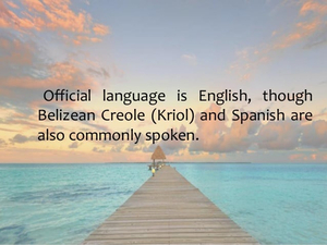Idioma Kriol de Belice