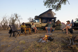 Driving Through Hwange National Park