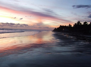 Las Lajas, beaches and mangroves in the province of Chiriqui, Panama