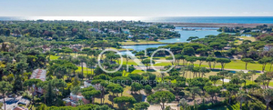 Luxusimmobilienausblick für die Algarve