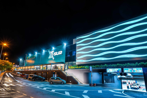 De geneugten van X-Sur winkelcentrum
