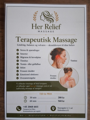 Massage Copenhagen Her Relief