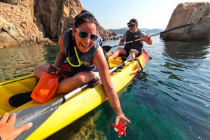 Blanes: Kayak and Snorkel Tour with Guide