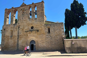 Percorso guidato in bici da strada attraverso i borghi medievali di Girona