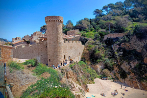 Tossa de Mar z Girony, mała grupa