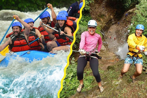 Aventura de rafting e rapel no Vulcão Arenal