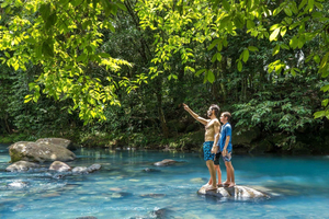 Bijagua: Rainforest & Blue River Swim from Guanacaste Hotels