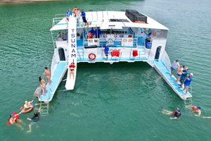 Flamingo, Guanacaste: Katamarantur med lunsj og drikke