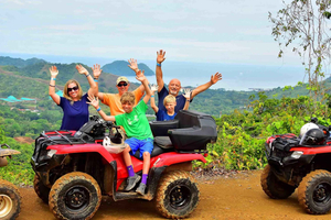 Playa Jaco: Excursión en quad de 2 horas con parada en la cascada