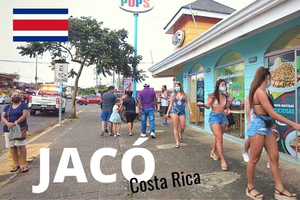 Praia de Jacó: excursão a pé pelo centro da cidade com guia local americano