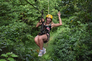 La Fortuna: Tirolina con Rappel