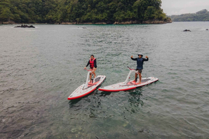Manuel Antonio: Passeio de bicicleta aquática + mergulho com snorkel