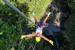 Manuel Antonio: Zipline Canopy Tour z ogrodem motyli