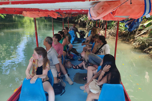 Monkey boat tour