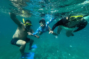 Playa Panamá: Báttur til Isla Murciélago og Roca Bruja