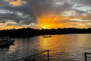 Tortuguero: Guidet sykkeltur i solnedgangen med stopp på stranden