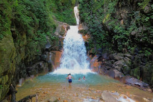 Waterfalls, Hanging Bridge, and Sloths in Fortuna de Bagaces, Guanacaste.