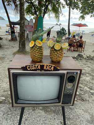 Paradise Beach service and sunset drinks
