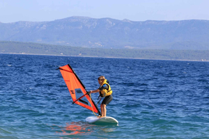 Bol: Beginner Windsurfing Lesson on Brač Island