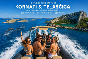 Matkusta Kornatiin ja Telascicaan vain 40 minuutissa! Superpikavene