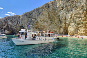 Krk: Islands Cruise: Golden Bay, Blue Cave, & 4 Islands Cruise