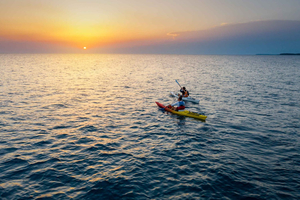 Poreč: tour en kayak al atardecer